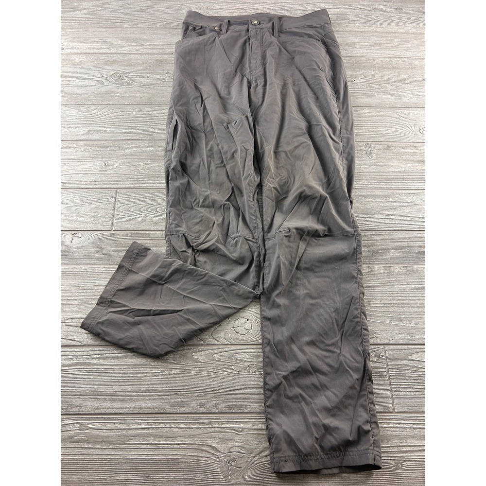Cotopaxi Mens 30 Hiking Pants Charcoal Gray Outdoor Technical Trousers Zipper Po